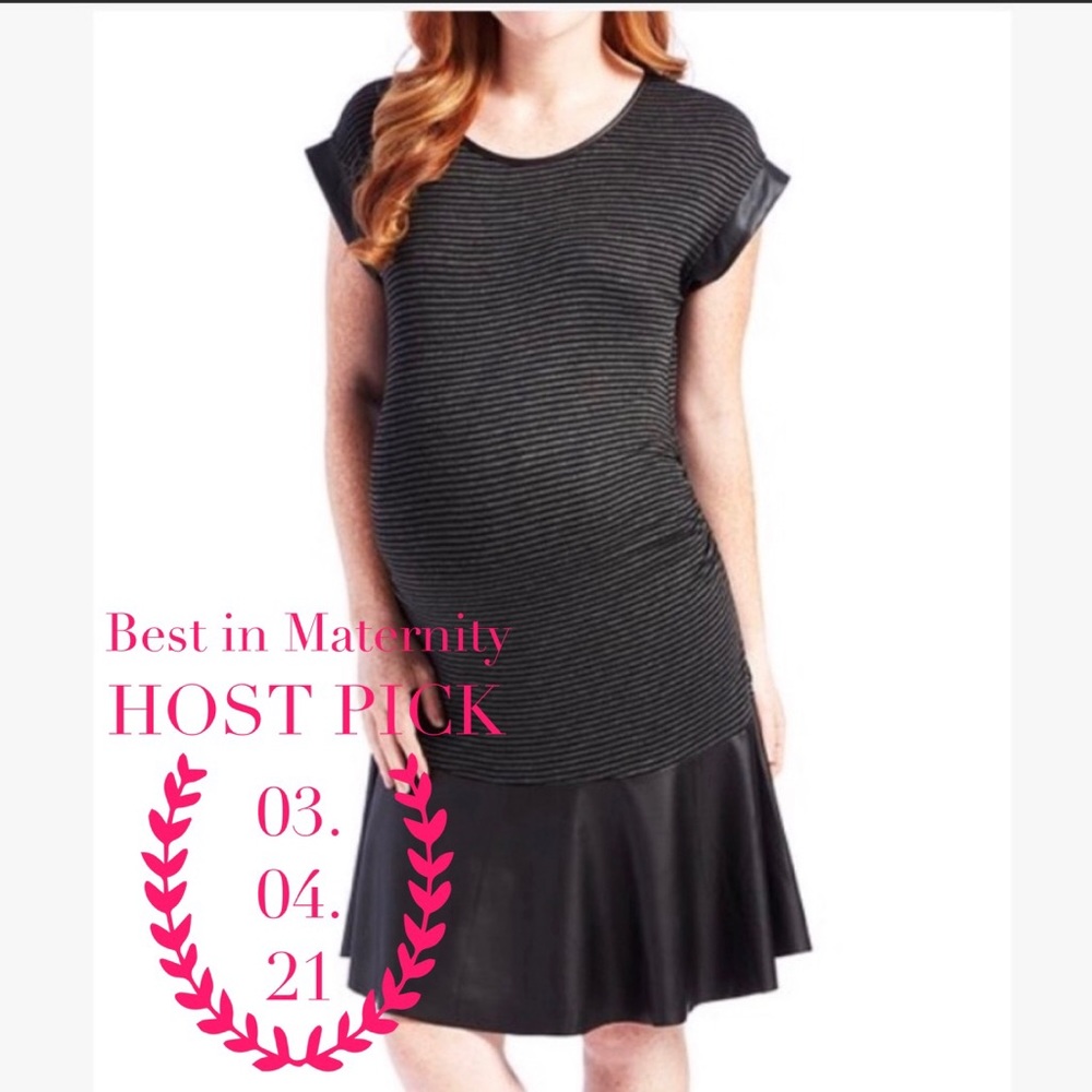 NWT Mom & Co. Ruffle Maternity Shift Dress, S